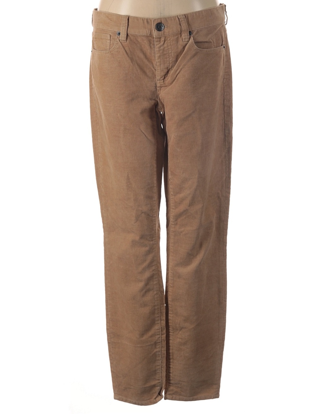 J. Crew Low Rise Straight Leg Corduroy Pants Size 28 Camel Toothpick Fall NWT